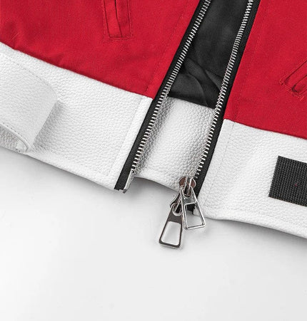 TALKLESSFASHION K1E autumn new product versatile American retro high-end sense motorcycle uniform simple stand-up collar jacket jacket for men and women