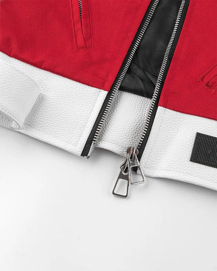 TALKLESSFASHION K1E autumn new product versatile American retro high-end sense motorcycle uniform simple stand-up collar jacket jacket for men and women