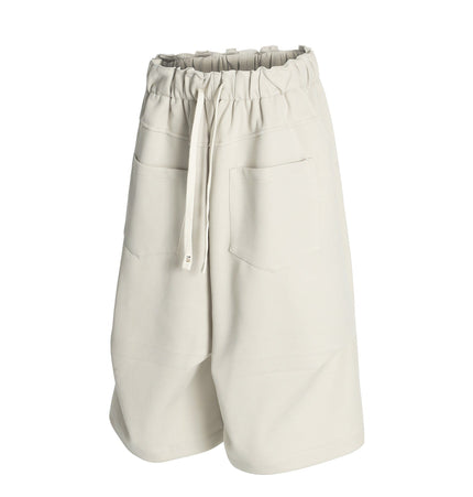 TALKLESSFASHION K534 American summer high-end versatile street trend pleats reverse design men's loose five-point casual shorts