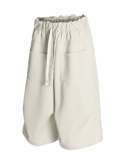 TALKLESSFASHION K534 American summer high-end versatile street trend pleats reverse design men's loose five-point casual shorts