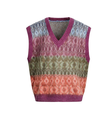 TALKLESSFASHION Korean Couple V-Neck Sweater Vest