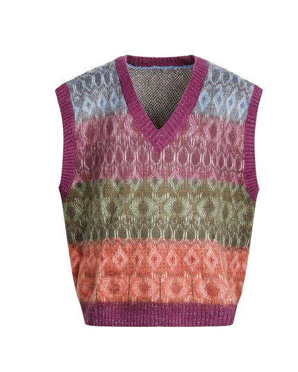 TALKLESSFASHION Korean Couple V-Neck Sweater Vest