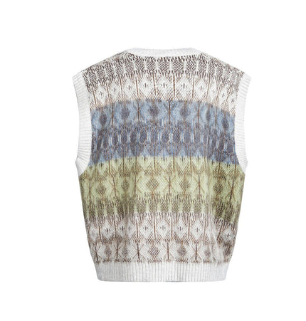 TALKLESSFASHION Korean Couple V-Neck Sweater Vest