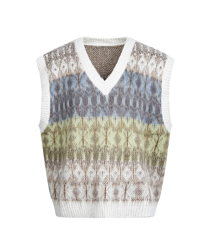 TALKLESSFASHION Korean Couple V-Neck Sweater Vest