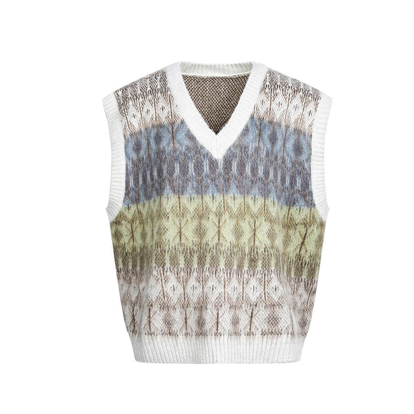Korean Couple V-Neck Sweater Vest