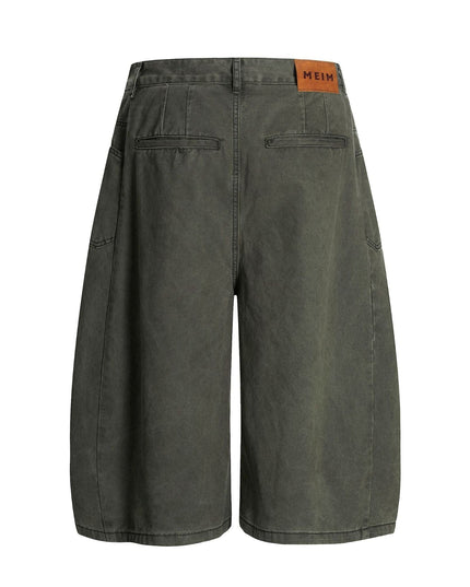 TALKLESSFASHION L806 American summer high-end versatile street trend simple workwear design men's loose cropped casual shorts
