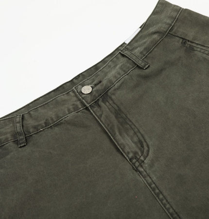 TALKLESSFASHION L806 American summer high-end versatile street trend simple workwear design men's loose cropped casual shorts
