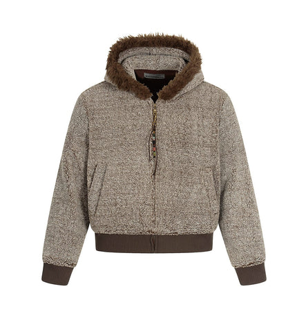 TALKLESSFASHION Lamb Wool Small Fragrance Jacket