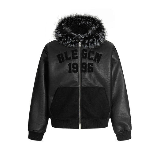 THETLSTUDIO Lambswool Pilot Fur Collar Jacket