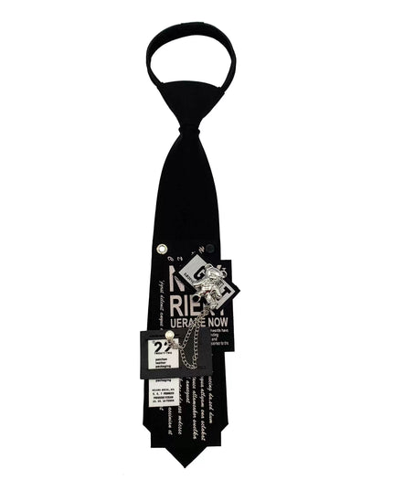 TALKLESSFASHION Lazy people knit ties British Chain Tie