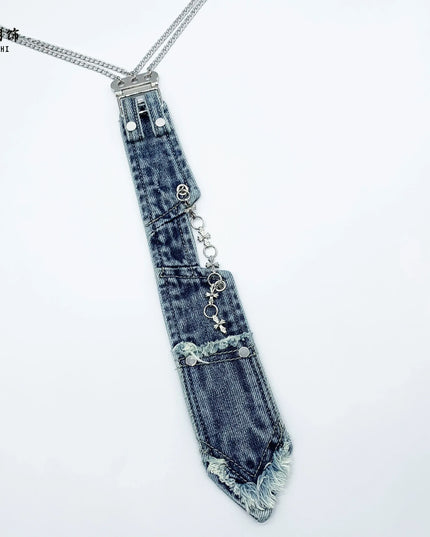 TALKLESSFASHION Lechao original punk collar tie
