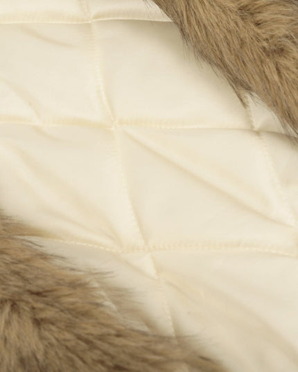 TALKLESSFASHION Leopard Plush Mountain Padded Jacket