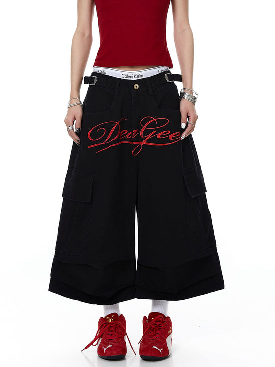 Embroidery Cargo Pant