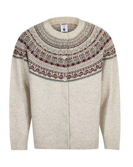TALKLESSFASHION M / apricot Talkless Atmospheric Kinetic Cardiganter