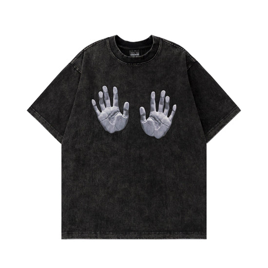 Street Hand Print T-Shirt