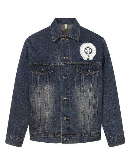 TALKLESSFASHION M / blue EON 26 spring new spot American street trendy high street individual design loose jacket jacket for women