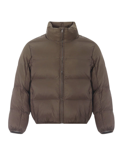 TALKLESSFASHION M / Brown 0197 American trend high street street trend deconstruction thickened design jacket men's winter short and wide warm cotton clothes