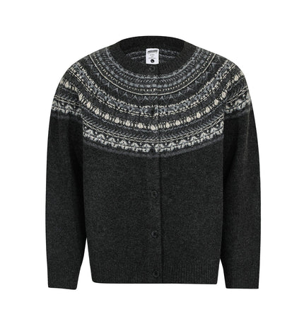 TALKLESSFASHION M / Dark gray Talkless Atmospheric Kinetic Cardiganter