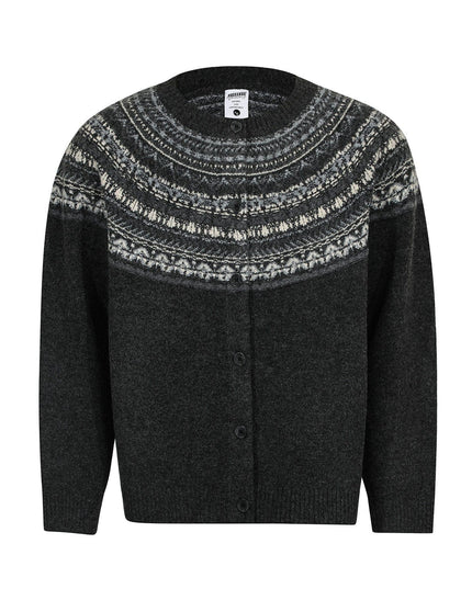 TALKLESSFASHION M / Dark gray Talkless Atmospheric Kinetic Cardiganter