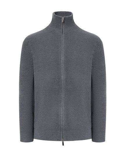TALKLESSFASHION M / gray Retro Chic Knit Cardigan