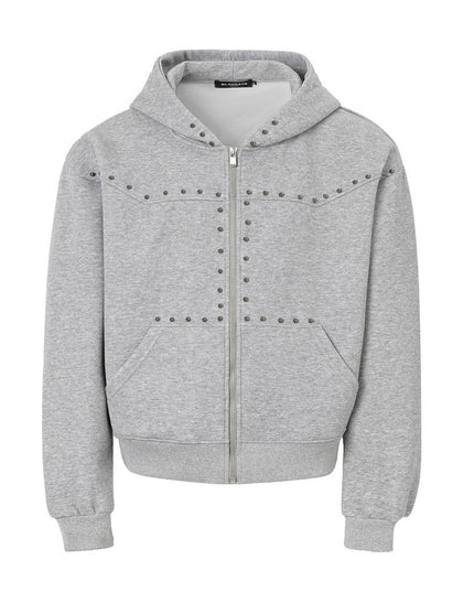 TALKLESSFASHION M / gray TALKLESSFASHION: 400G Heavyweight Metal Hoodie