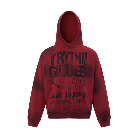 Heavy Letter Hoodie