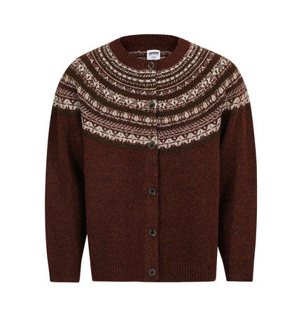 TALKLESSFASHION M / red Talkless Atmospheric Kinetic Cardiganter