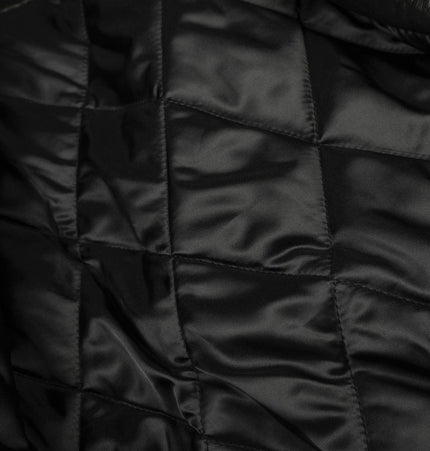TALKLESSFASHION Mecha Pilot Padded Leather Jacket