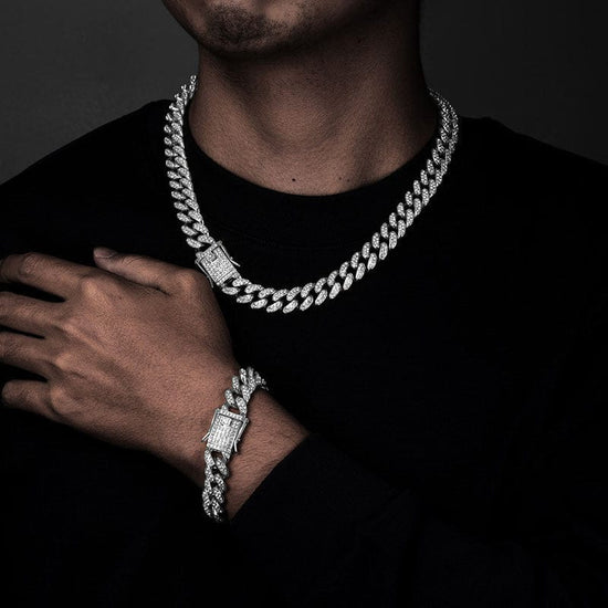 Full Diamond Cuban Bracelet