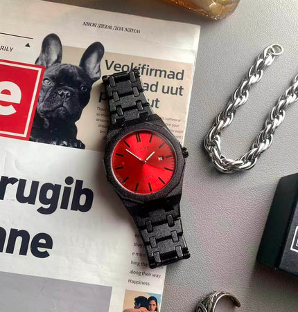TALKLESSFASHION New frosted silver watch