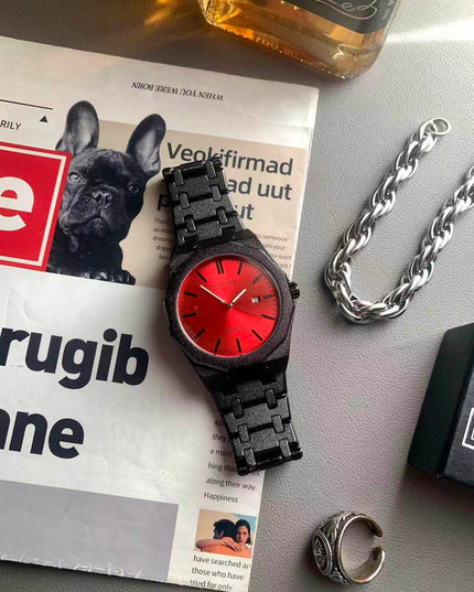 TALKLESSFASHION New frosted silver watch