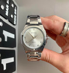 Noble silver and white characters