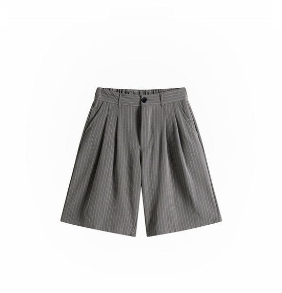 Pleated Striped Short