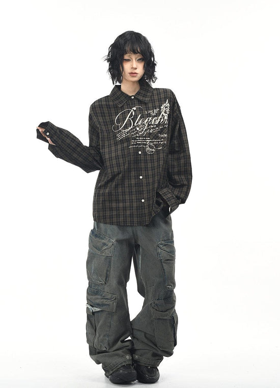 Retro Plaid Heavy Utility Shacket