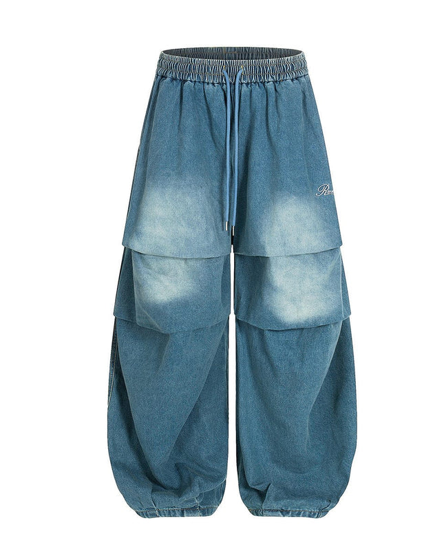 TALKLESSFASHION Paratrooper Wide Leg Jeans