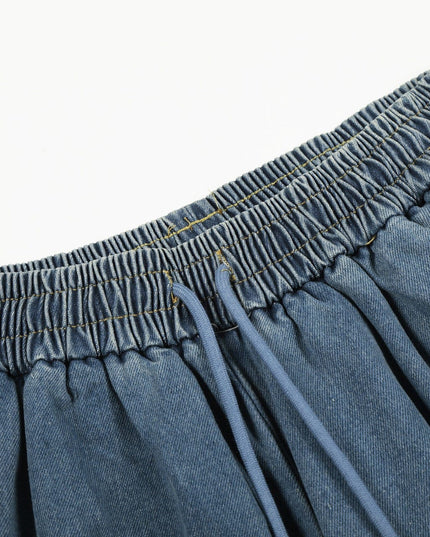 TALKLESSFASHION Paratrooper Wide Leg Jeans