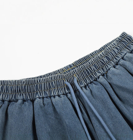 TALKLESSFASHION Paratrooper Wide Leg Jeans