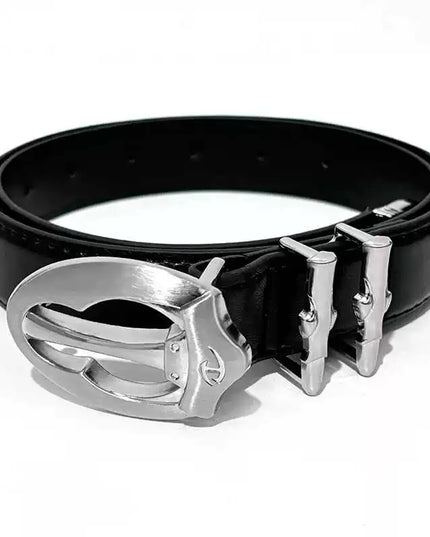 TALKLESSFASHION PU leather (length 107 DirectionoflightSpecial-shaped dragon claw buckle design sense niche belt trousers accessories men's belt trouser belt