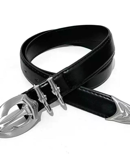 TALKLESSFASHION PU leather (length 107 DirectionoflightSpecial-shaped dragon claw buckle design sense niche belt trousers accessories men's belt trouser belt