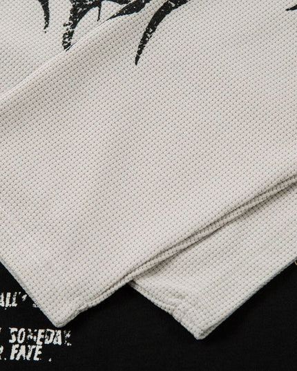 TALKLESSFASHION Punk Retro Fake Two Long Sleeve Tee