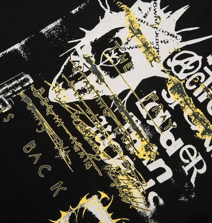 TALKLESSFASHION Punk Retro Fake Two Long Sleeve Tee