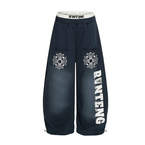 THETLSTUDIO Retro Scimitar Cross Sweatpants