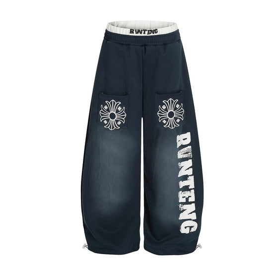 Retro Scimitar Cross Sweatpants