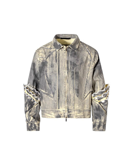 TALKLESSFASHION Retro Street Distressed Washed Jeans