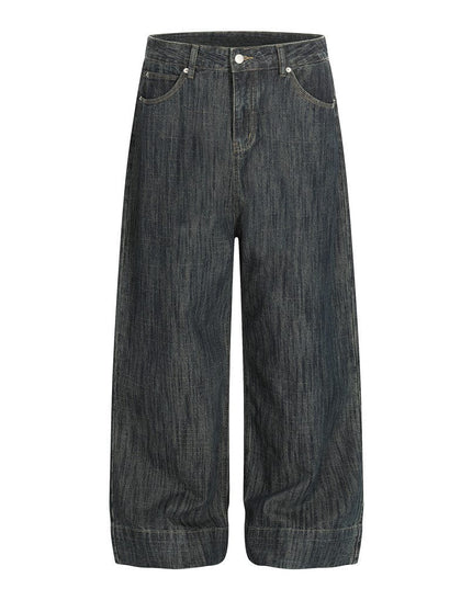 TALKLESSFASHION Retro Urban Denim Trousers