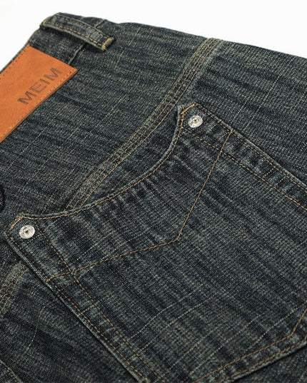 TALKLESSFASHION Retro Urban Denim Trousers