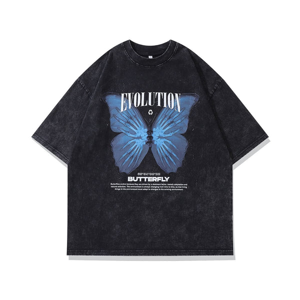 Retro Vibes Print T-Shirt—6788