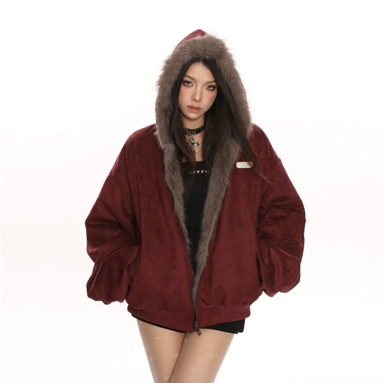 Reversible Suede Fur