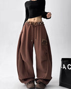 B3112 Slacks - Brown