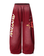 B3137 Slacks - Red
